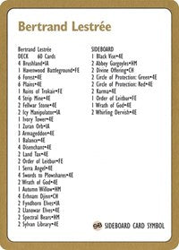 1996 Bertrand Lestree Decklist Card [World Championship Decks] 