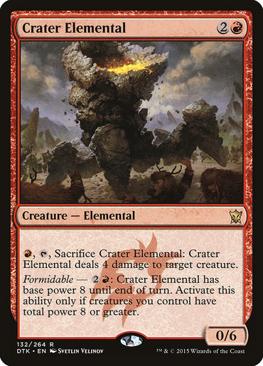 Crater Elemental [Dragons of Tarkir] 