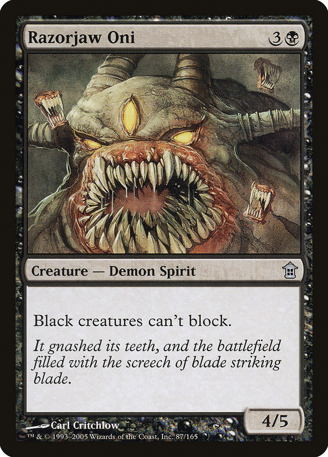 Razorjaw Oni [Saviors of Kamigawa] 