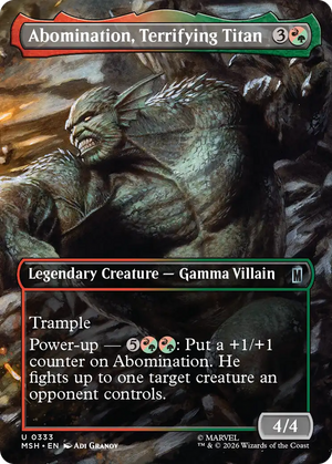 Abomination, Terrifying Titan (Borderless) [Marvel Super Heroes]
