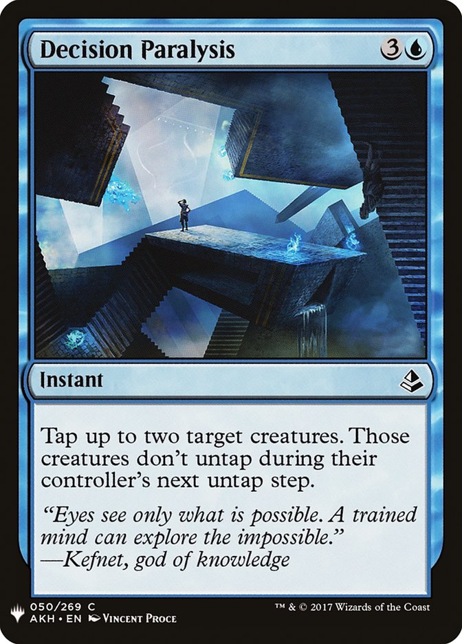 Decision Paralysis [Mystery Booster] 
