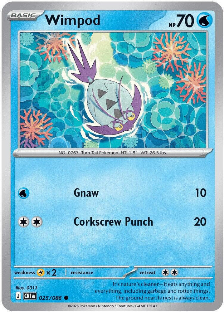 Wimpod (025/086) [Mega Evolution: Chaos Rising]