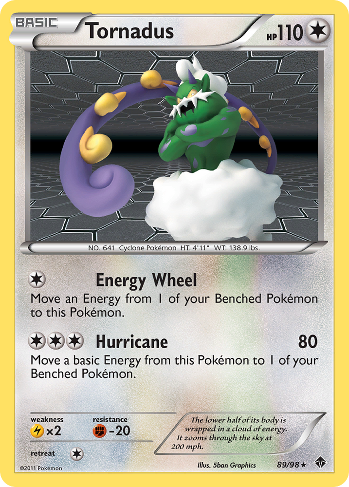 Tornadus (89/98) [Black &amp; White: Emerging Powers] 