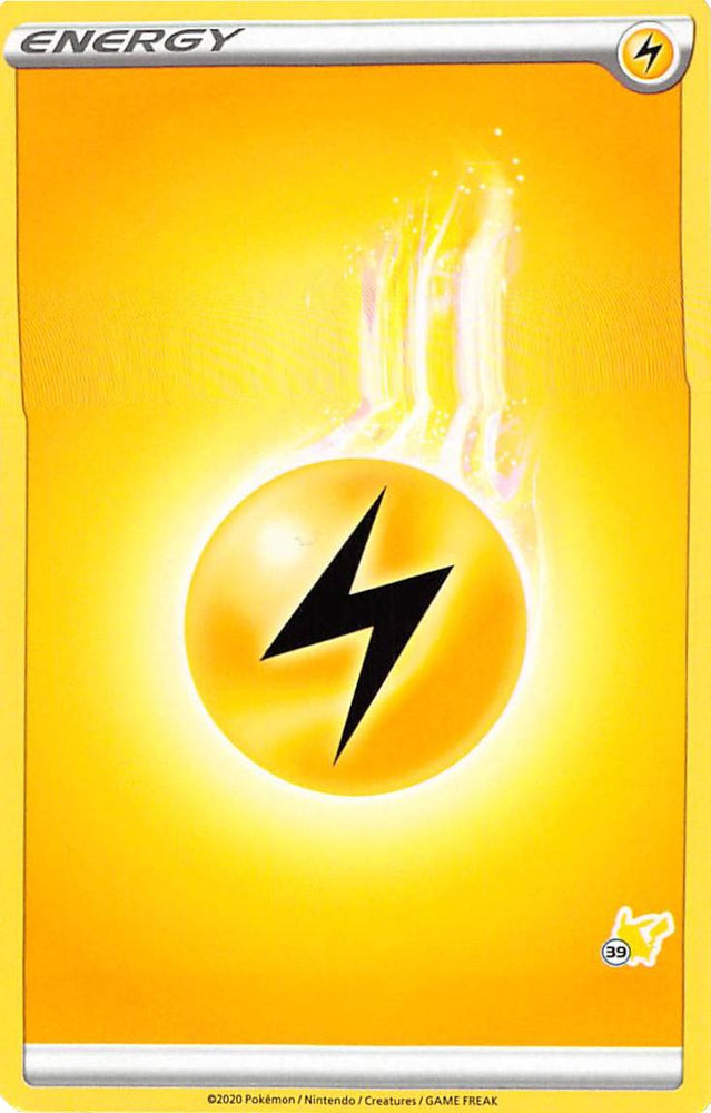 Lightning Energy (Pikachu Stamp #39) [Battle Academy 2022] 