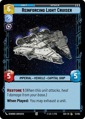Reinforcing Light Cruiser (51/264) (51/264) [Ashes of the Empire]