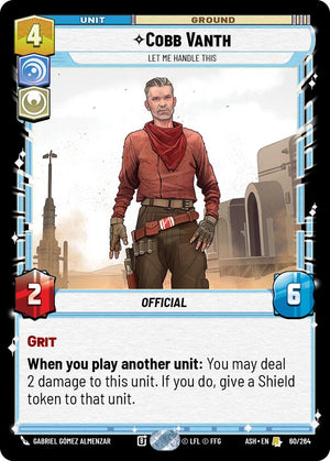 Cobb Vanth - Let Me Handle This (60/264) (60/264) [Ashes of the Empire]