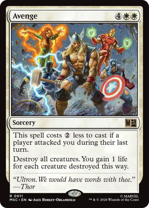 Avenge (Surge Foil) [Marvel Super Heroes Commander]