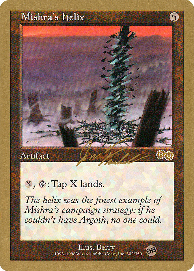 Mishra's Helix (Jon Finkel) (SB) [World Championship Decks 2000] 