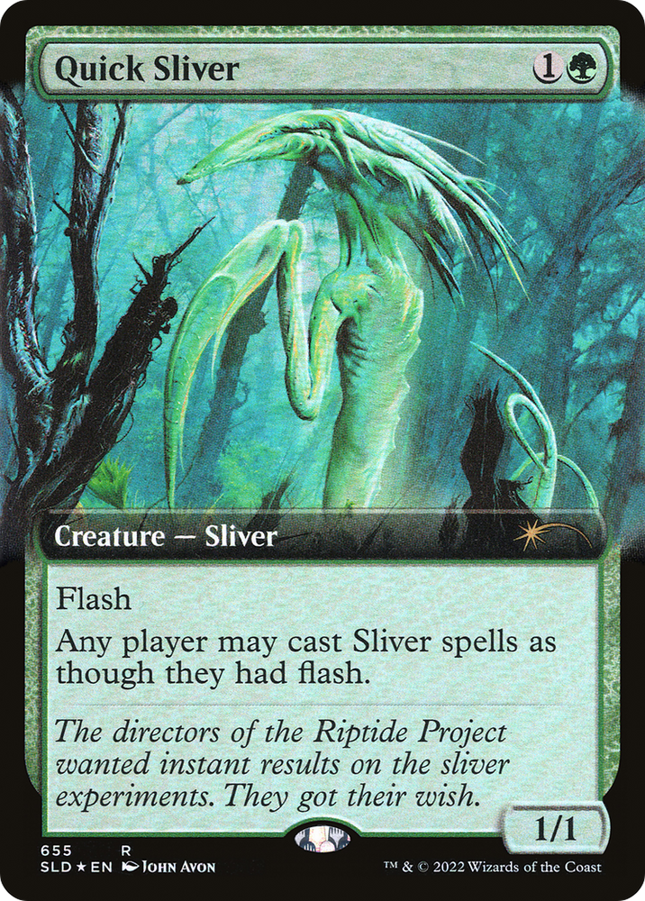 Quick Sliver (Extended Art) [Secret Lair Drop Promos]