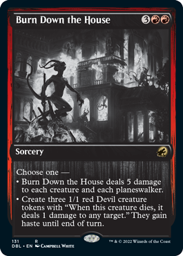 Burn Down the House [Innistrad: Double Feature] 