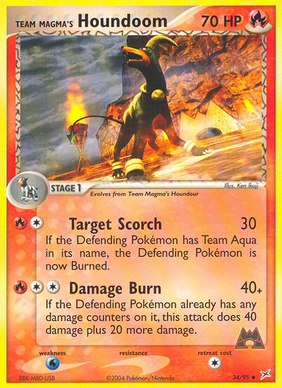 Team Magma's Houndoom (34/95) [EX: Team Magma vs Team Aqua] 