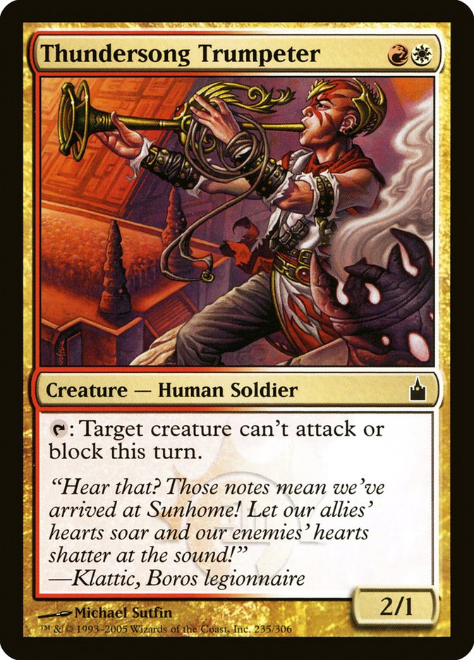 Thundersong Trumpeter [Ravnica: City of Guilds] 