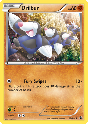 Drilbur (89/160) [XY: Primal Clash] 
