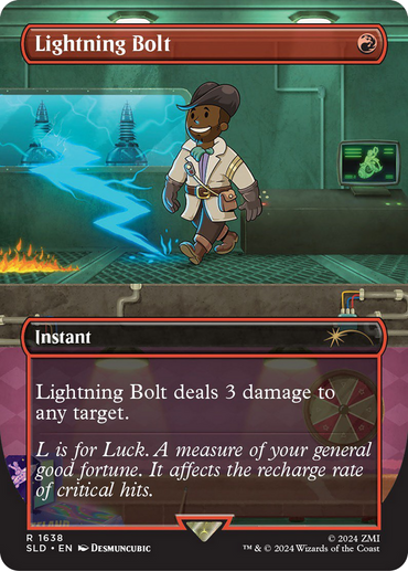 Lightning Bolt (1638) (Rainbow Foil) [Secret Lair Drop Series] 