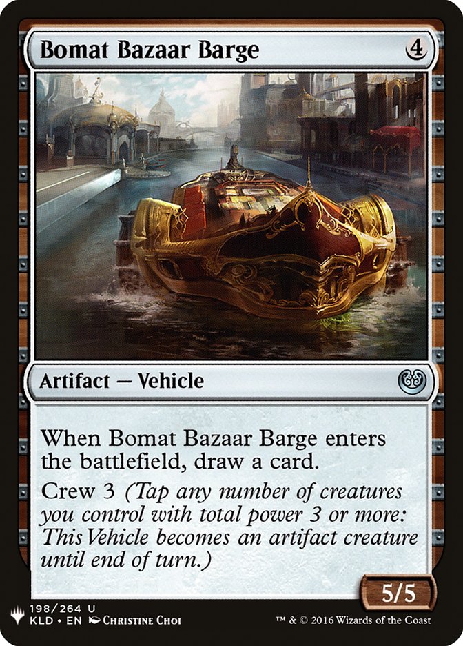 Bomat Bazaar Barge [Mystery Booster] 