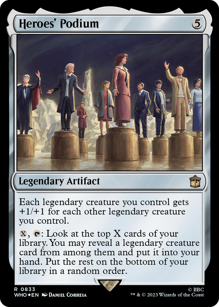 Heroes' Podium (Surge Foil) [Doctor Who] 