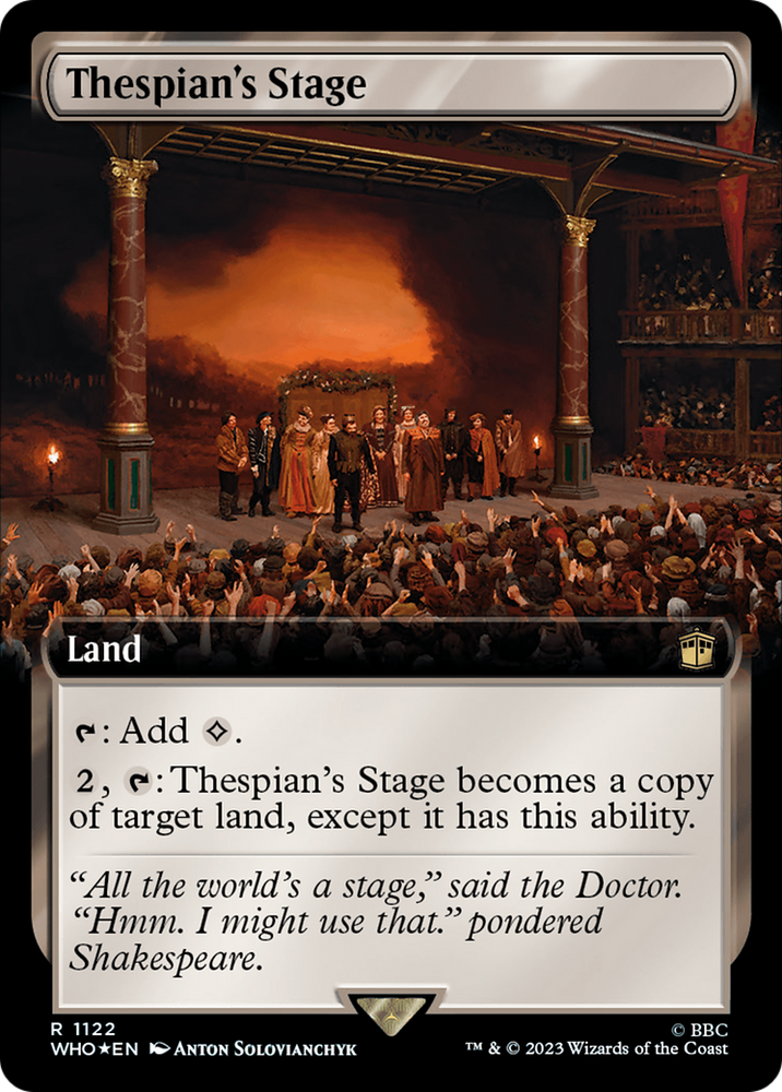 Thespian's Stage (Extended Art) (Surge Foil) [Doctor Who] 