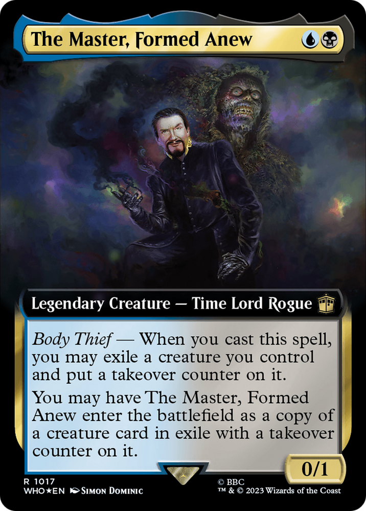 The Master, Formed Anew (Extended Art) (Surge Foil) [Doctor Who] 