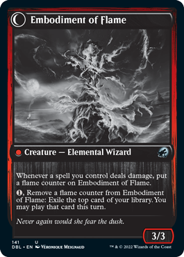 Flame Channeler // Embodiment of Flame [Innistrad: Double Feature] 