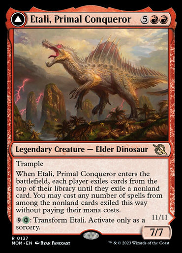 Etali, Primal Conqueror // Etali, Primal Sickness [March of the Machine] 