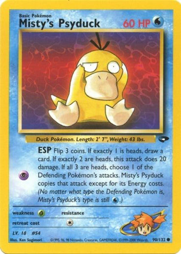 Misty's Psyduck (90/132) [Gym Challenge Unlimited]