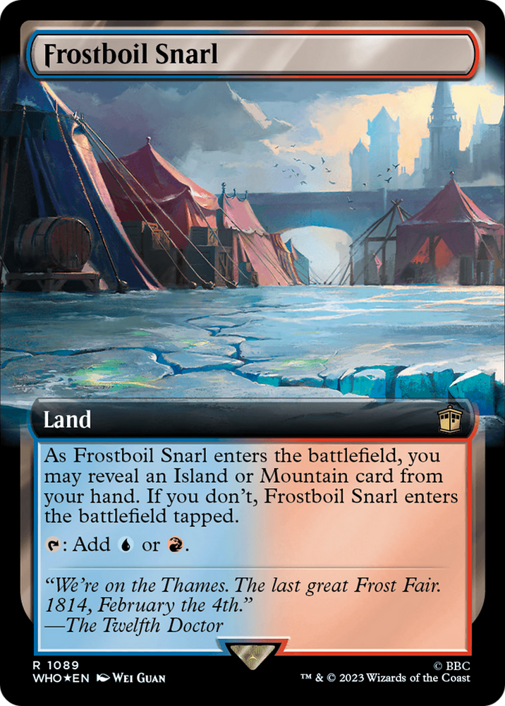 Frostboil Snarl (Extended Art) (Surge Foil) [Doctor Who] 