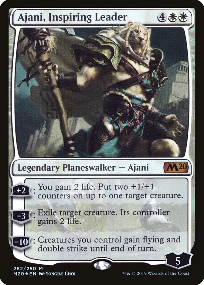 Ajani, Inspiring Leader [Core Set 2020] 