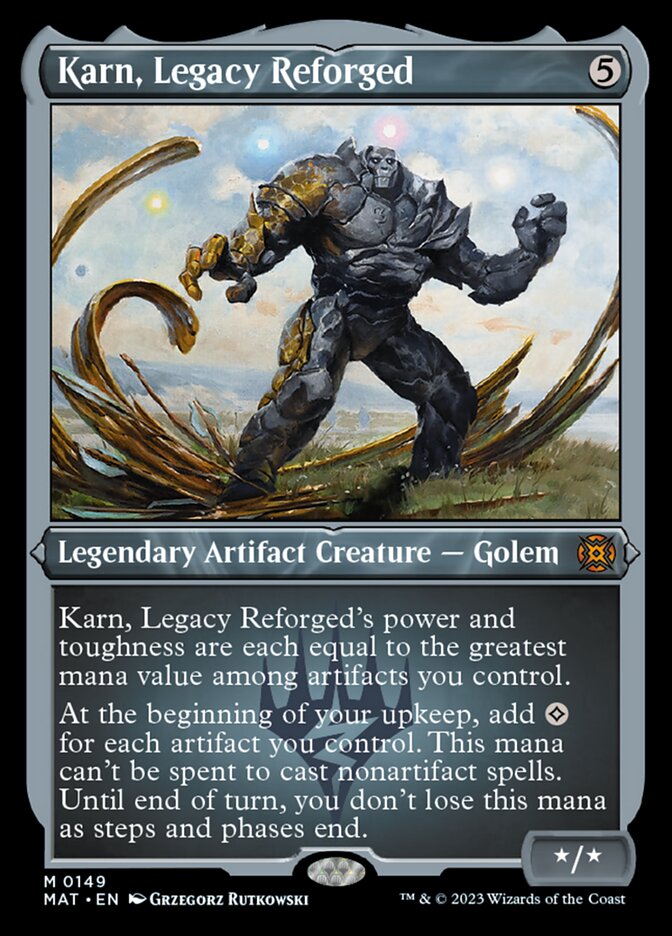 Karn, Legacy Reforged (Foil Etched) [March of the Machine: The Aftermath] 