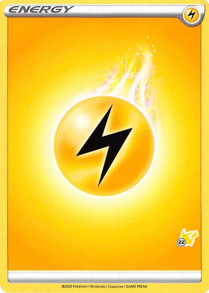 Lightning Energy (Pikachu Stamp #22) [Battle Academy 2022] 