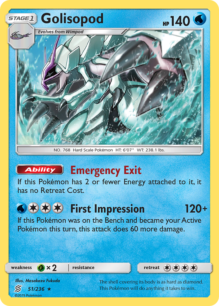 Golisopod (51/236) [Sun & Moon: Unified Minds] 