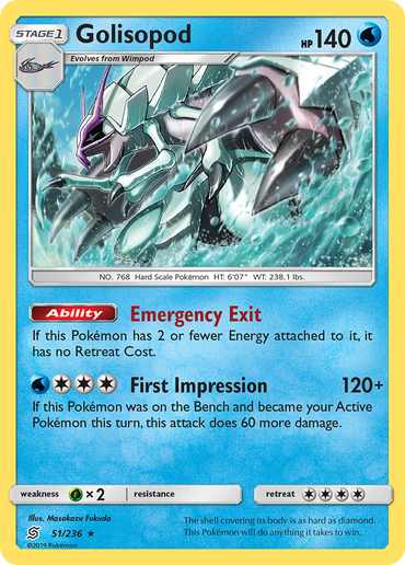 Golisopod (51/236) [Sun &amp; Moon: Unified Minds] 