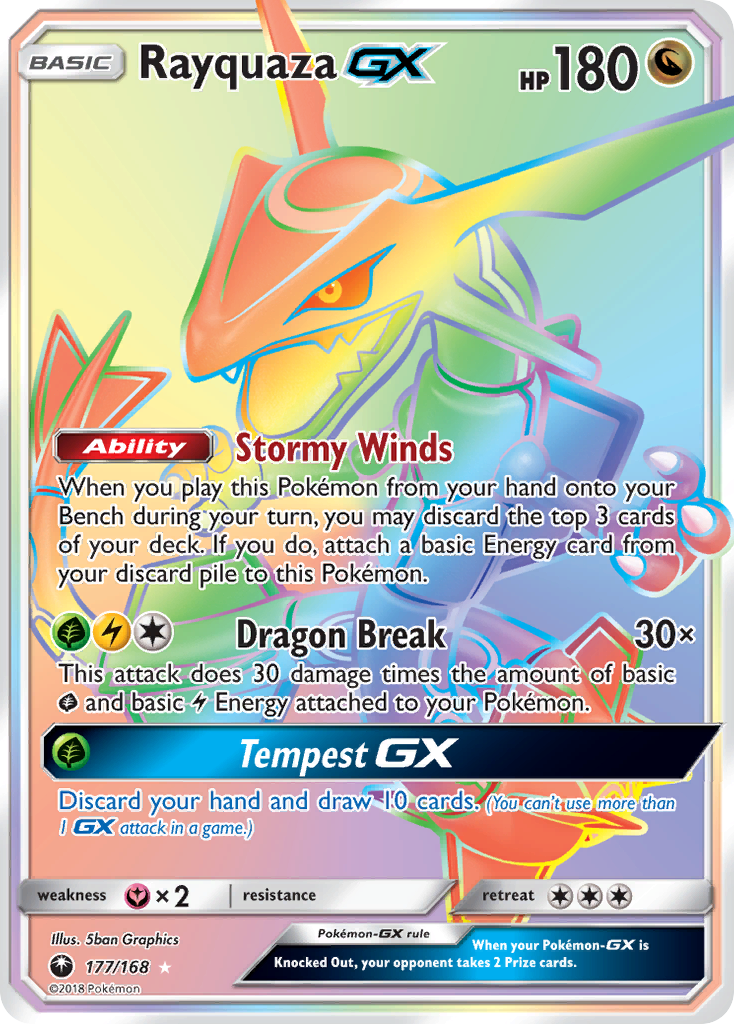 Rayquaza GX (177/168) [Sun & Moon: Celestial Storm] 