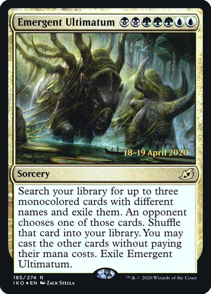 Emergent Ultimatum [Ikoria: Lair of Behemoths Prerelease Promos] 