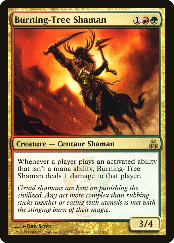 Burning-Tree Shaman [Guildpact] 