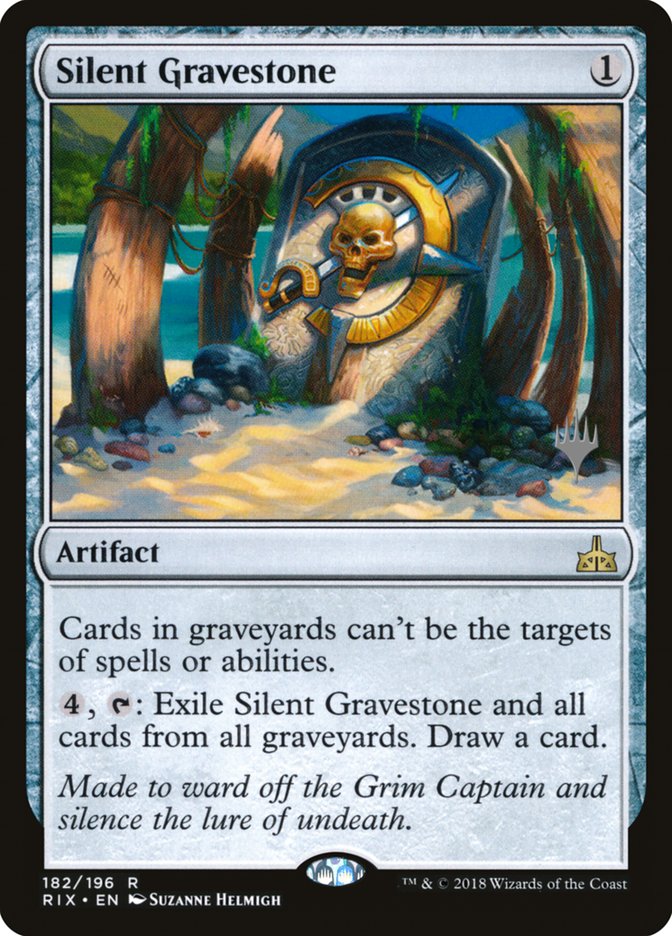 Silent Gravestone (Promo Pack) [Rivals of Ixalan Promos] 