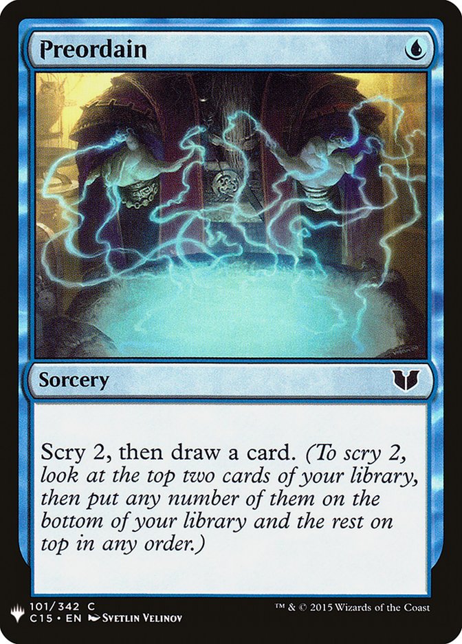 Preordain [Mystery Booster] 