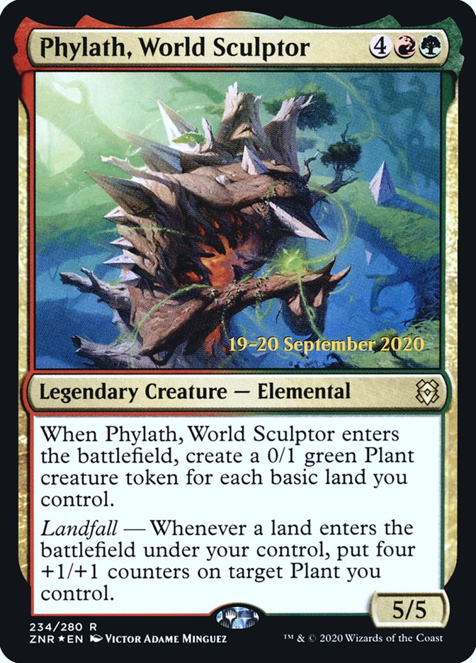 Phylath, World Sculptor [Zendikar Rising Prerelease Promos] 