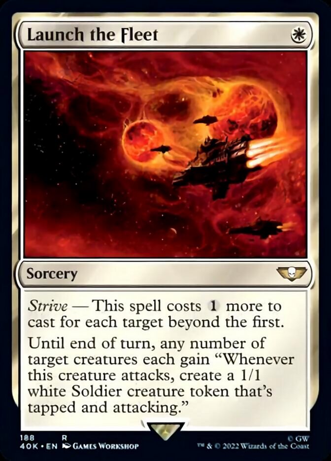 Launch the Fleet (Surge Foil) [Warhammer 40,000] 