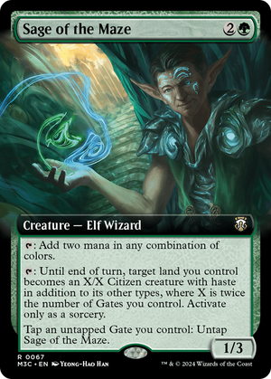 Sage of the Maze (Extended Art) [Modern Horizons 3 Commander] 