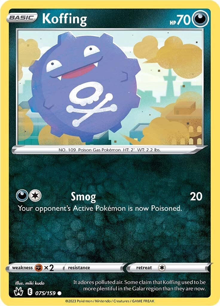 Koffing (075/159) [Sword & Shield: Crown Zenith] 