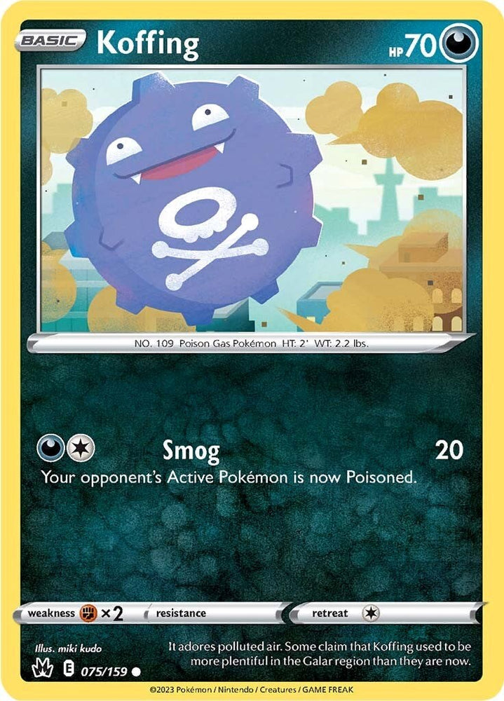 Koffing (075/159) [Sword &amp; Shield: Crown Zenith] 