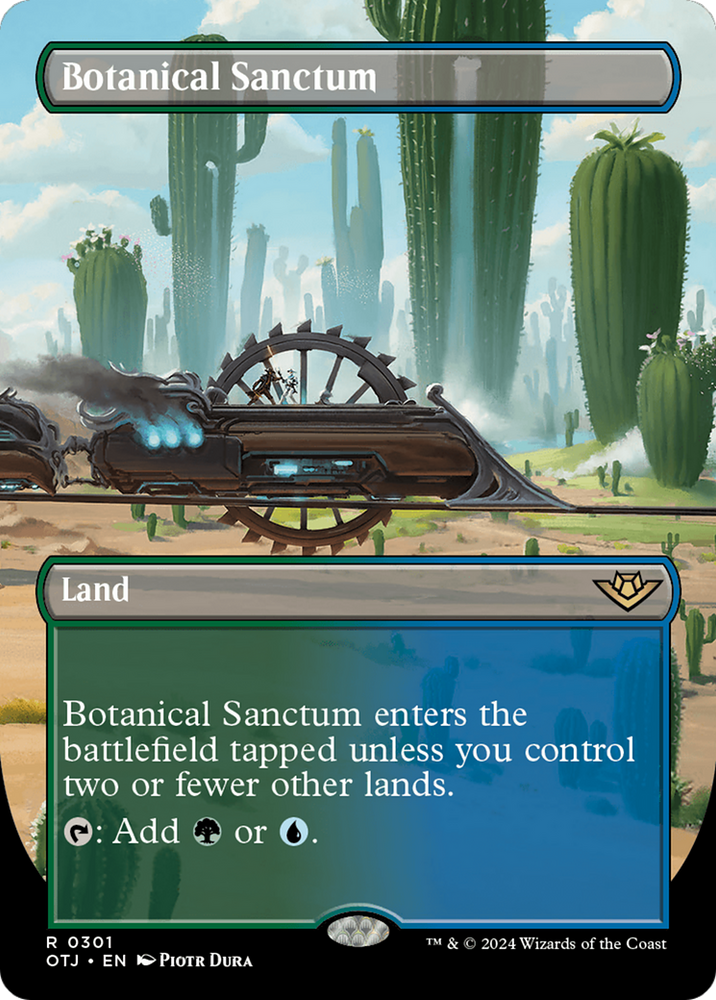 Botanical Sanctum (Borderless) [Outlaws of Thunder Junction] 