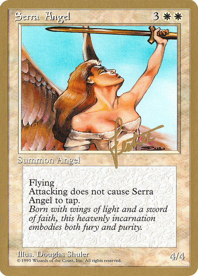 Serra Angel (Bertrand Lestree) [Pro Tour Collector Set] 