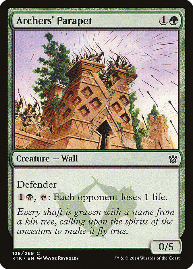 Archers' Parapet [Khans of Tarkir] 