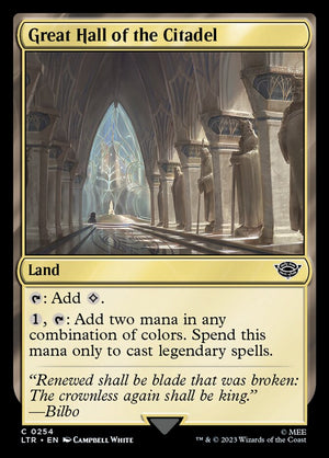 Great Hall of the Citadel [The Lord of the Rings: Tales of Middle-Earth] 