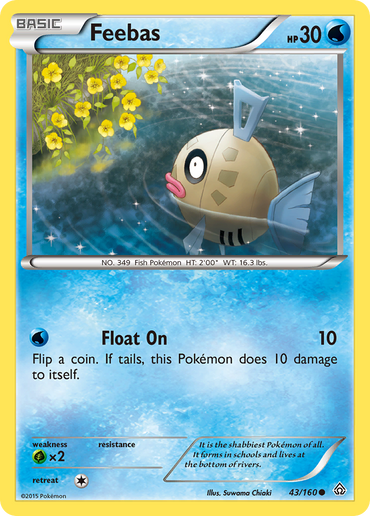 Feebas (43/160) [XY: Primal Clash]