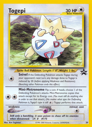 Togepi (30) [Wizards of the Coast: Black Star Promos] 