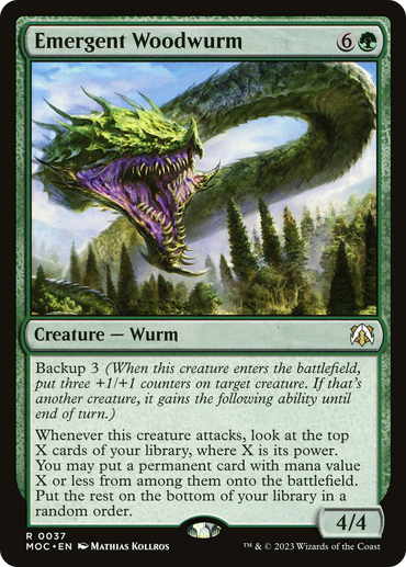 Emergent Woodwurm [March of the Machine Commander] 