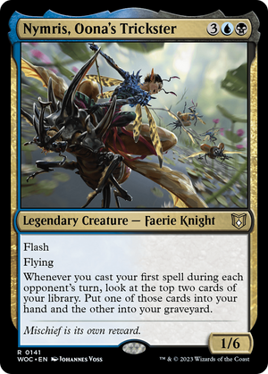 Nymris, Oona's Trickster [Wilds of Eldraine Commander] 