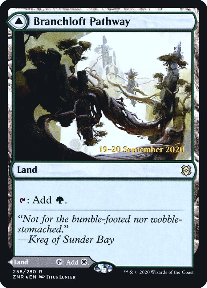 Branchloft Pathway // Boulderloft Pathway [Zendikar Rising Prerelease Promos] 
